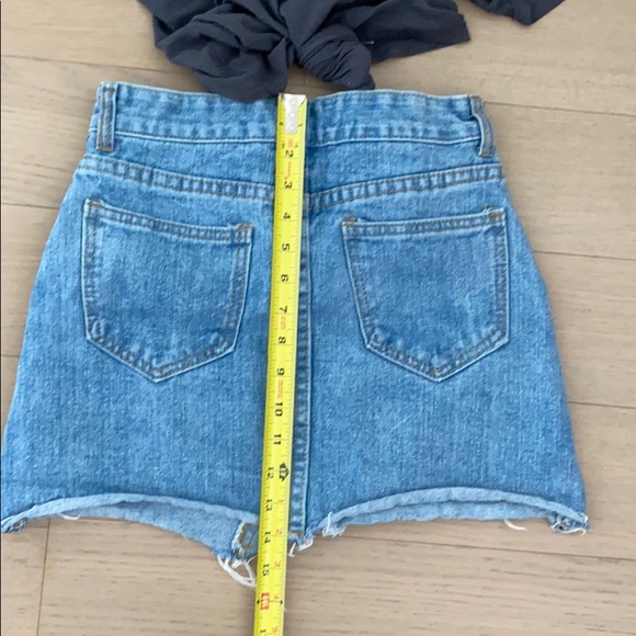 Harper & Me size 6 Denim Mini Skirt - Picture 5 of 6